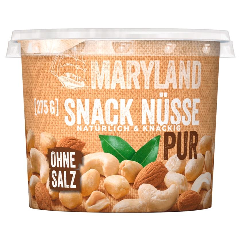 Maryland Snack Nüße pur ohne Salz 275g